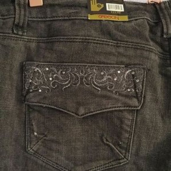 Sasson Jeans new cotton polyester spandex blend bootcut jeans SZ 12 - Picture 6 of 8